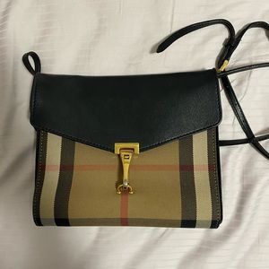 BURBERRY vintage check bag